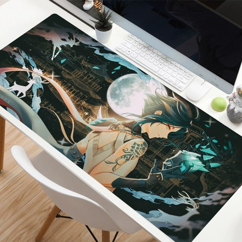 Jual Desk Mat Pad Mouse pad Mice Gaming 80x30cm Zhongli Xiao Alhaitham ...