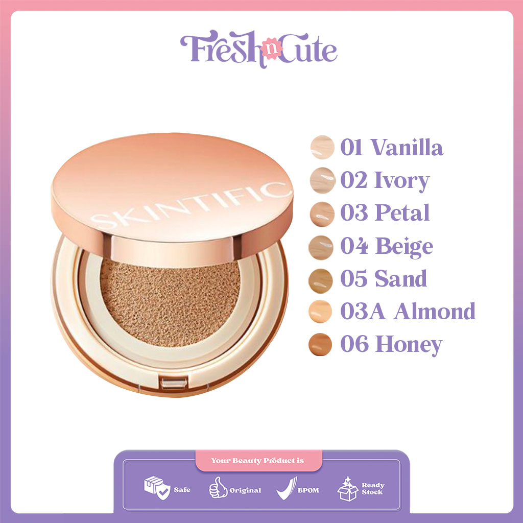 Jual SKINTIFIC Cover All Perfect Cushion High Coverage Poreless