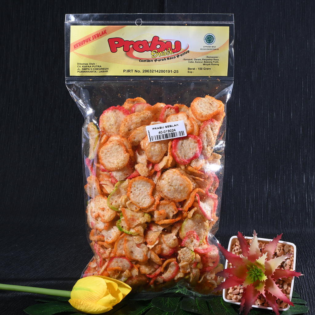 Jual Prabu Snack Kerupuk Seblak 150gr Shopee Indonesia