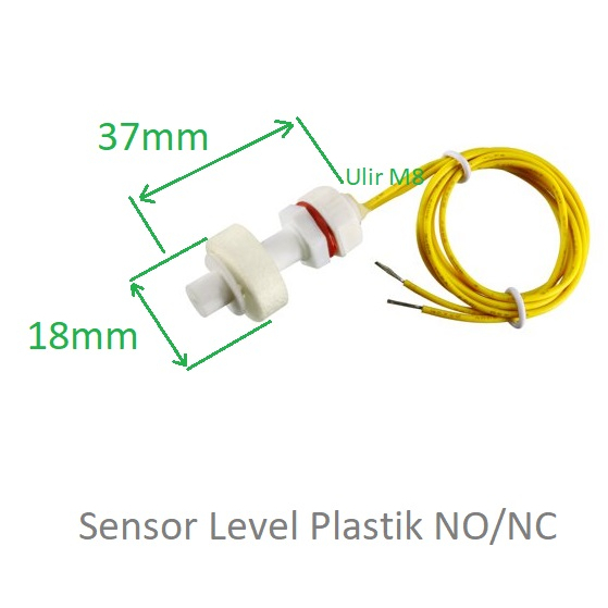 Jual Sensor Level Air Water Tank Level Switch Float Arduino Deteksi Ketinggian Air Plastik 9168