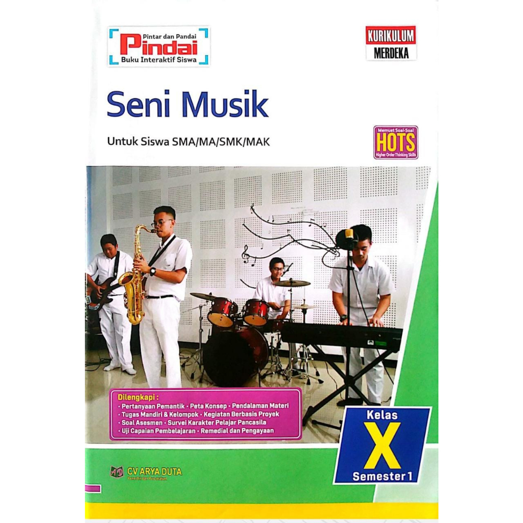 Jual Buku LKS Seni Musik Kelas 10 SMA/MA/SMK/MAK kurikulum Merdeka ...