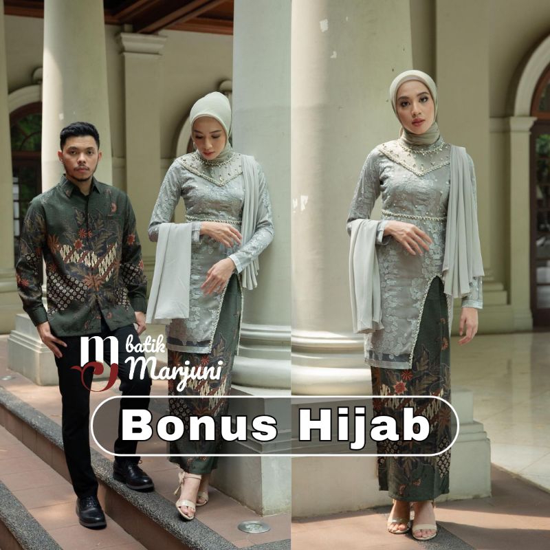 Jual KEBAYA JUMBO Set Couple Hana Sage - Kebaya Terbaru Kebaya Modern ...