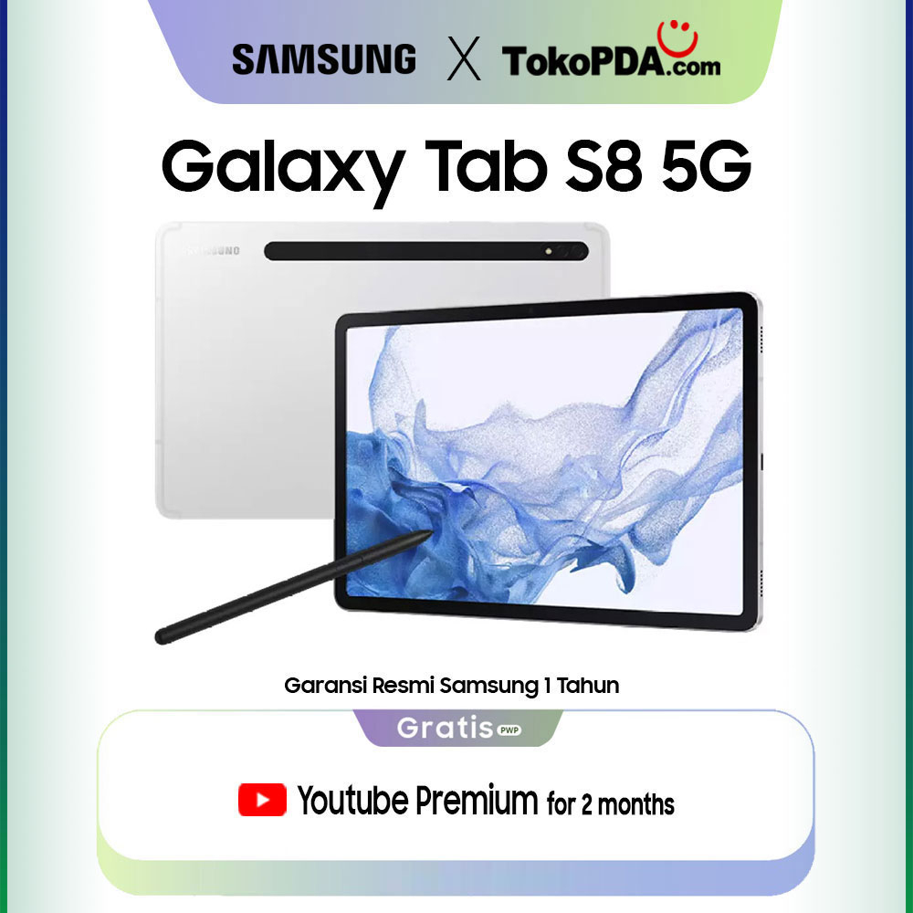 Jual Samsung Galaxy Tab S8 5G 8GB 128GB SM-X706BZAAXID GARANSI SEIN 1 ...