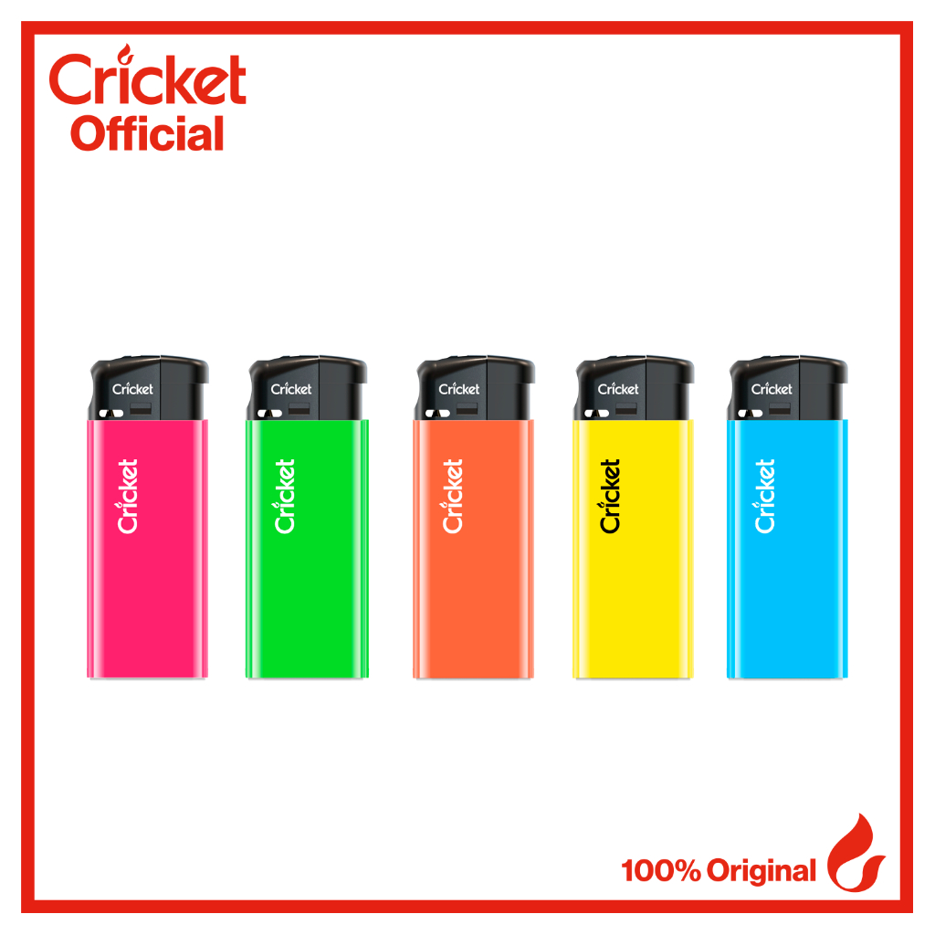 Jual Korek Api Cricket Fluo Elektrik Mini - 5pcs | Shopee Indonesia