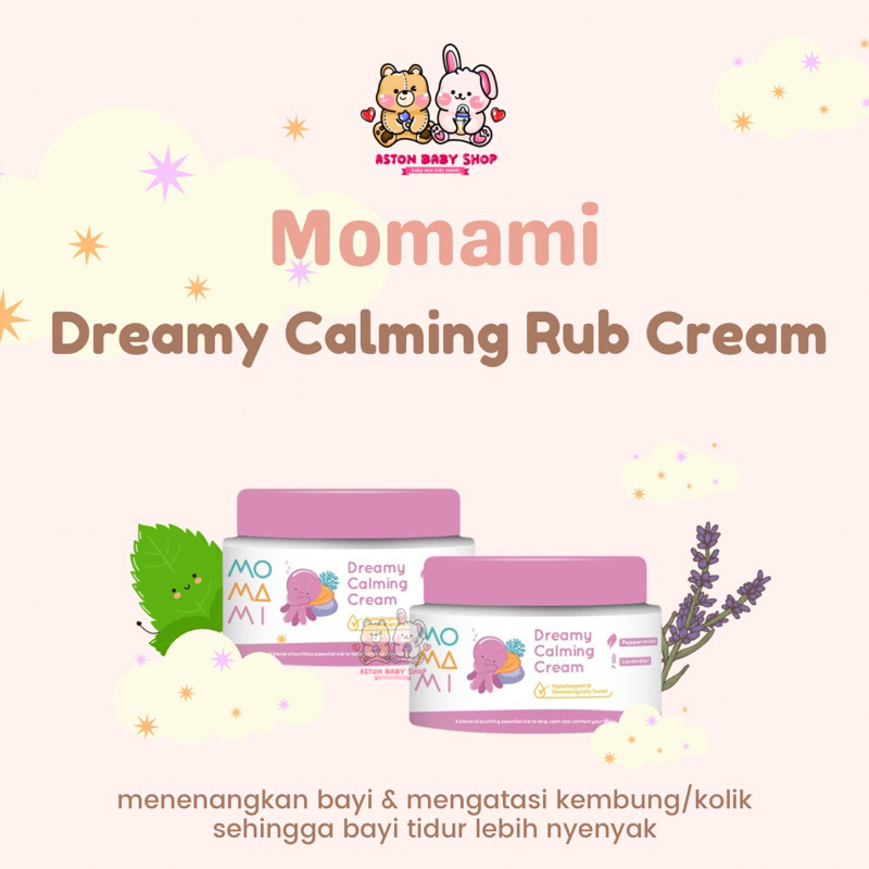 Jual Momami Dreamy Calming Cream 50 G Rub Cream Calming Rub Cream Krim ...