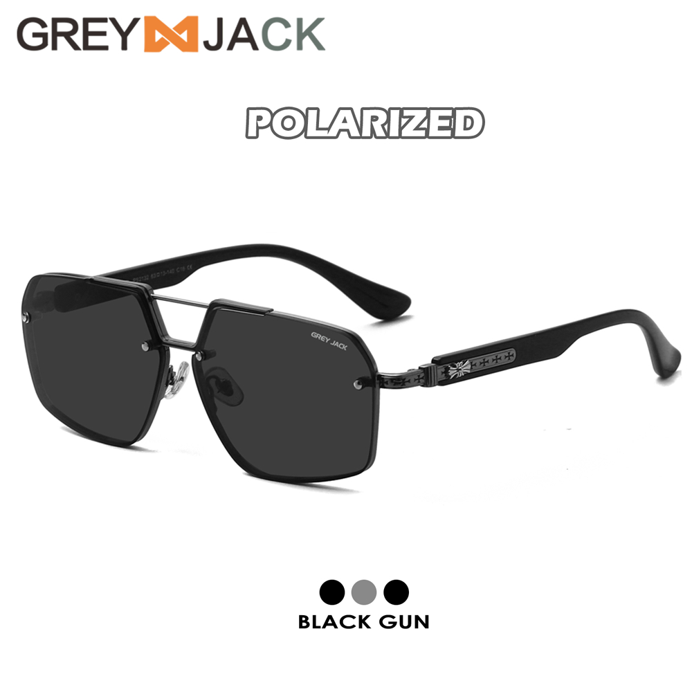 Jual Grey Jack Kacamata Hitam Anti Silau UV400 Sunglasses Polarized