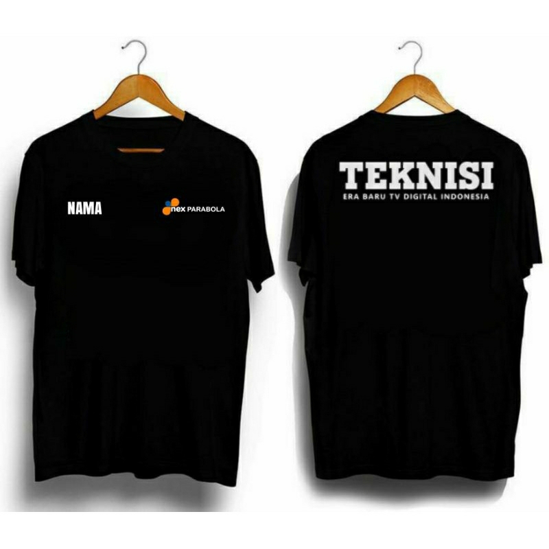 Jual Kaos Teknisi Parabola Free Nama Shopee Indonesia