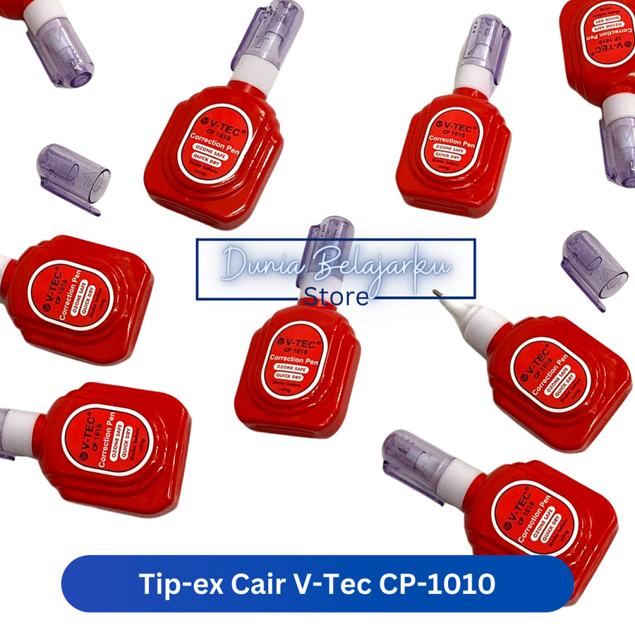 Jual Correction Pen Fluid Tipex Tipe X Tip Ex Cair Vtec Cp Shopee Indonesia