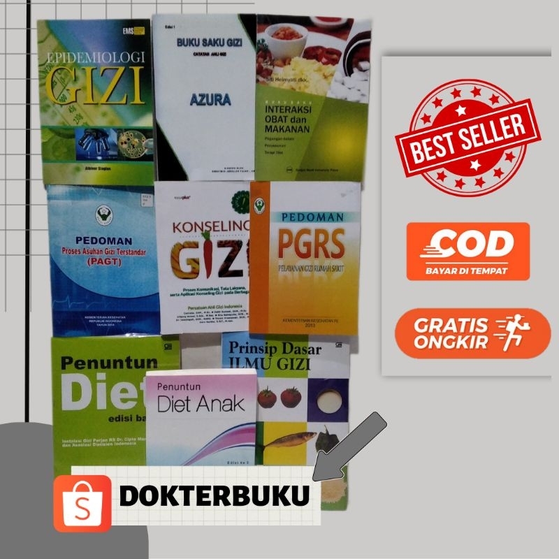 Jual Buku Gizi Bebas Pilih Penuntun Diet, Prinsip Dasat Ilmu Gizi, PGRS ...