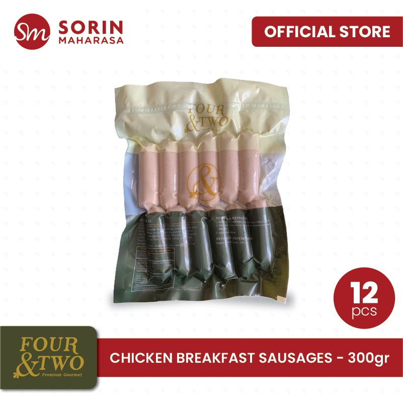 Jual Four&Two Chicken Breakfast Sausages 300 gr | Sosis Ayam Cocktail ...