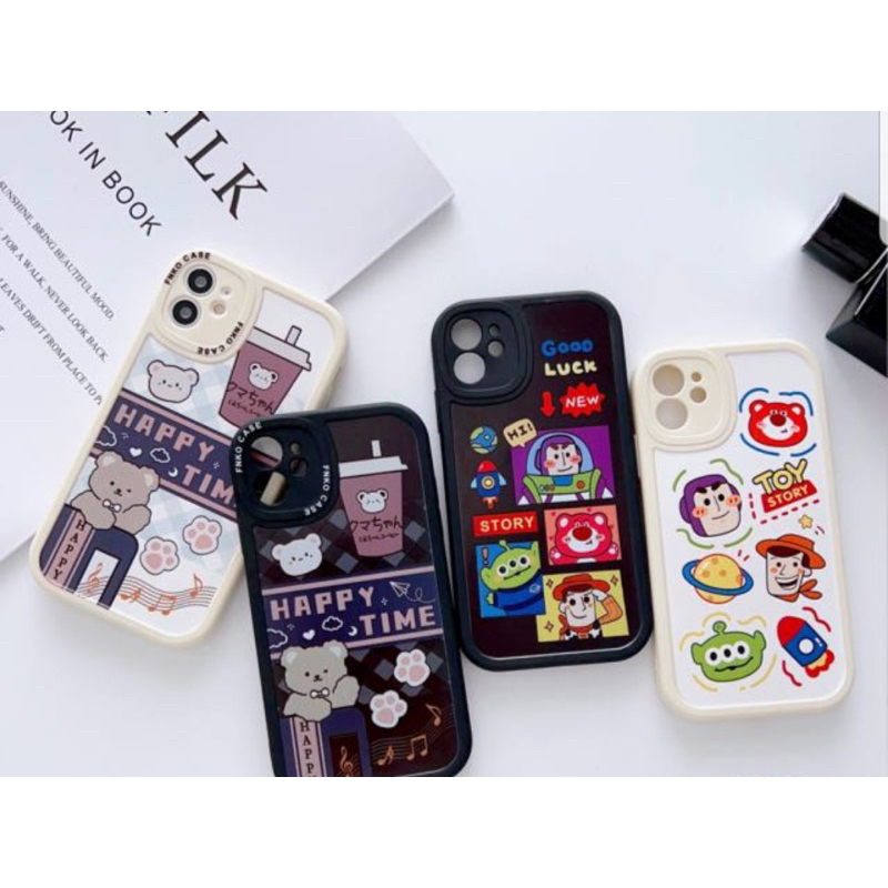 Jual Softcase Beruang Happy Oppo A17 A76 A36 A96 A57 2022 A9 A5 2020 A54 4g A7 A5s A12 F9 A11k