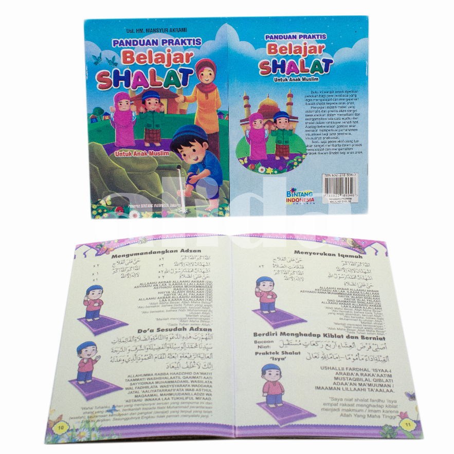 Jual Buku Panduan Praktis Belajar Shalat Anak Muslim Tuntunan Sholat BI ...