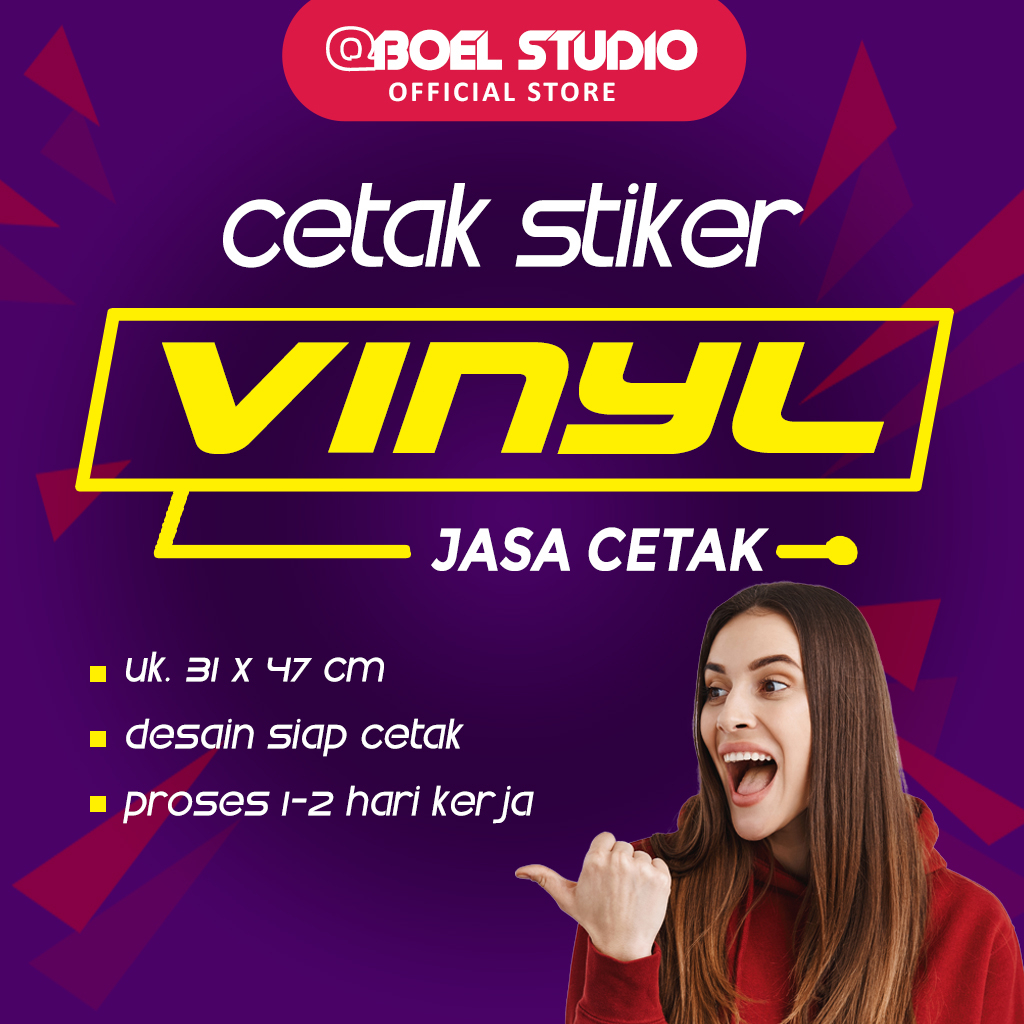 Jual Stiker Vinyl A3 Desain Siap Cetak Shopee Indonesia