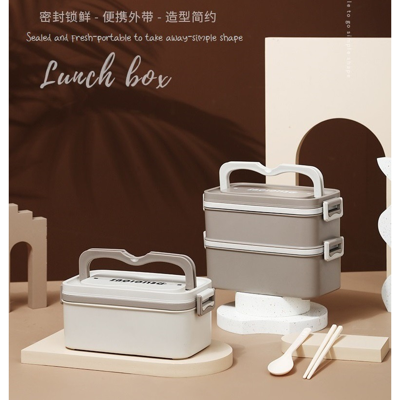 Jual LUNCH BOX LAYER STAINLESS 304 / KOTAK MAKAN SEKAT TAHAN PANAS ...