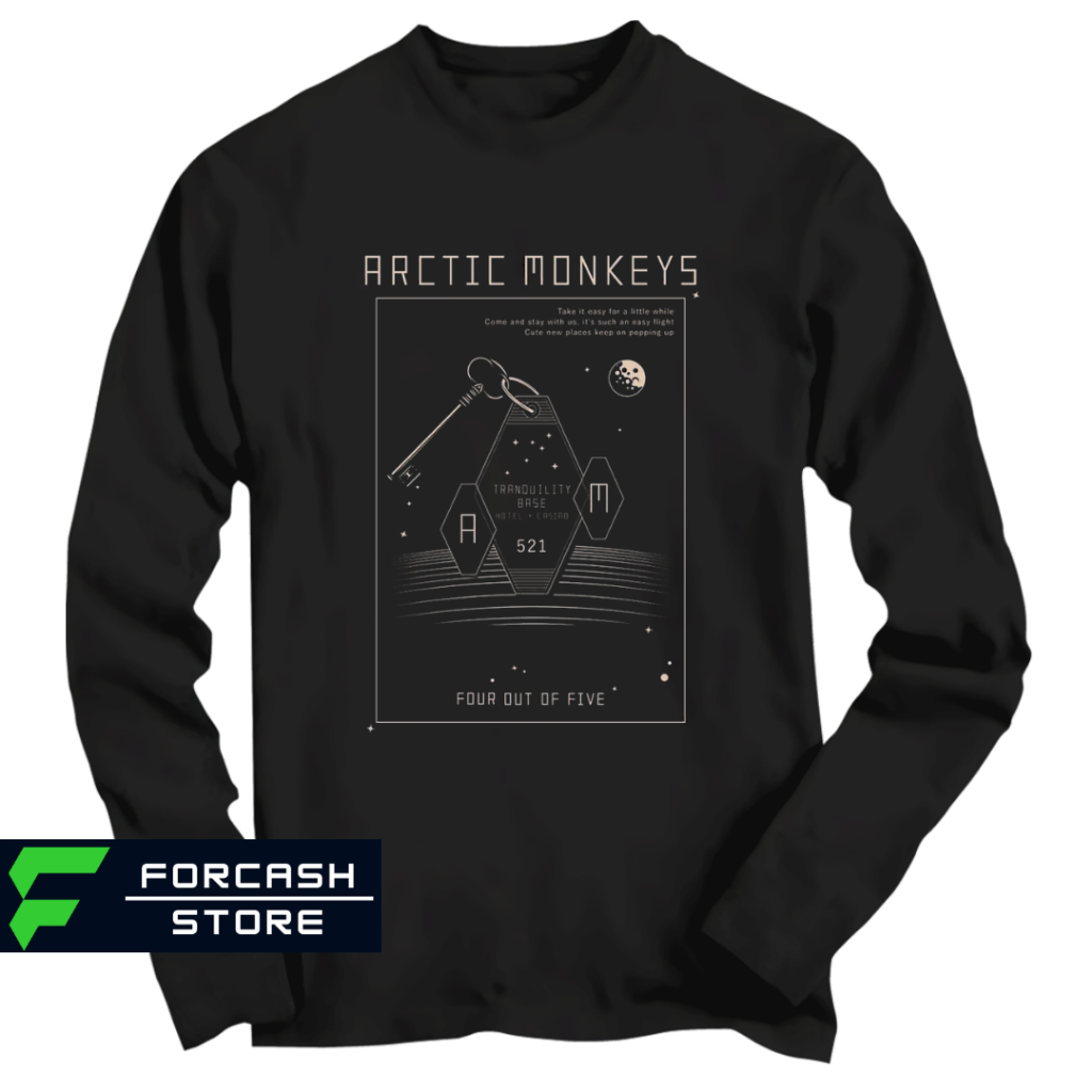 Jual Kaos Tangan Panjang Distro Pria Band Arctic Monkeys Premium