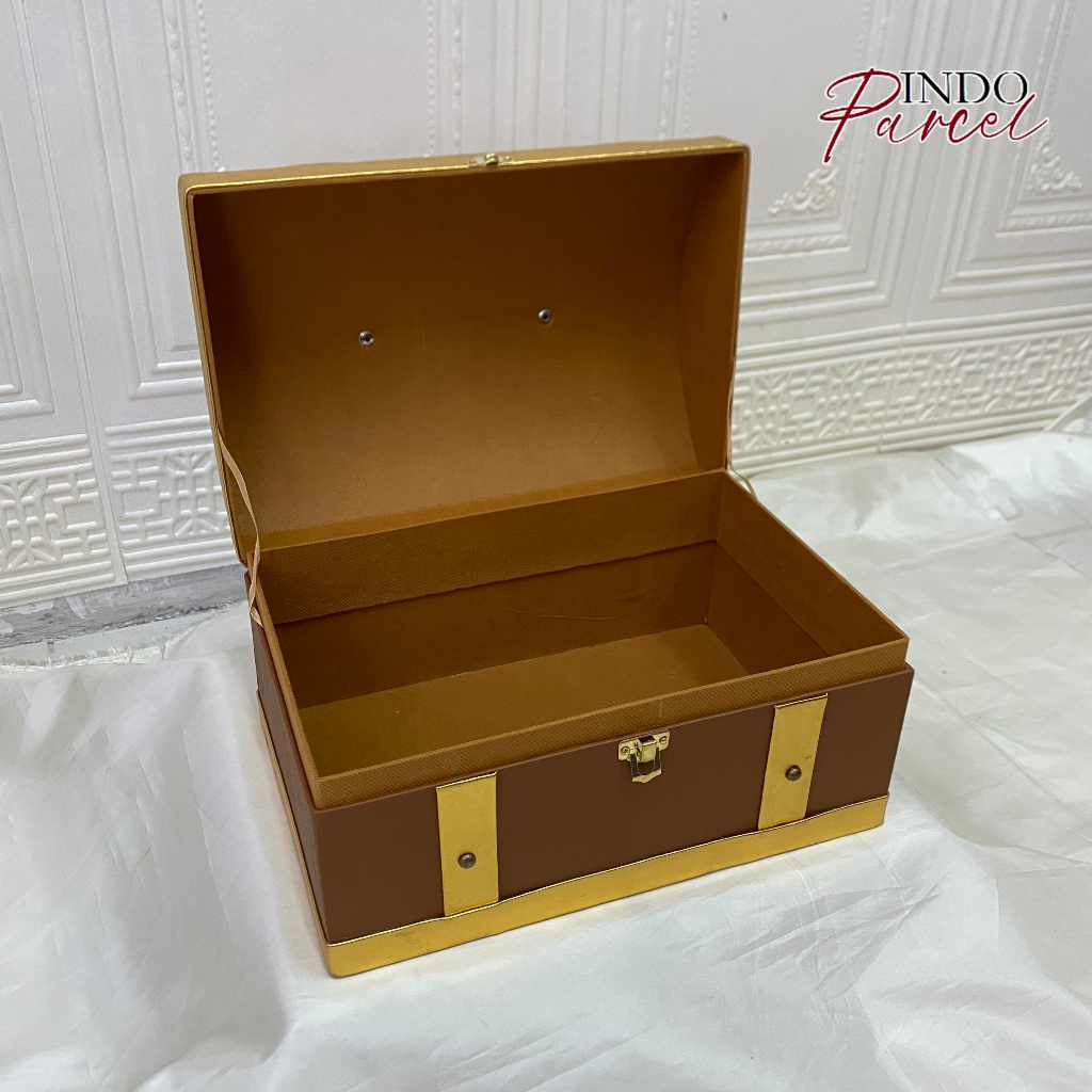 Jual INDOPARCEL - Tas Box Koper Elegan Box Koper Kulit Sintetis Tas ...