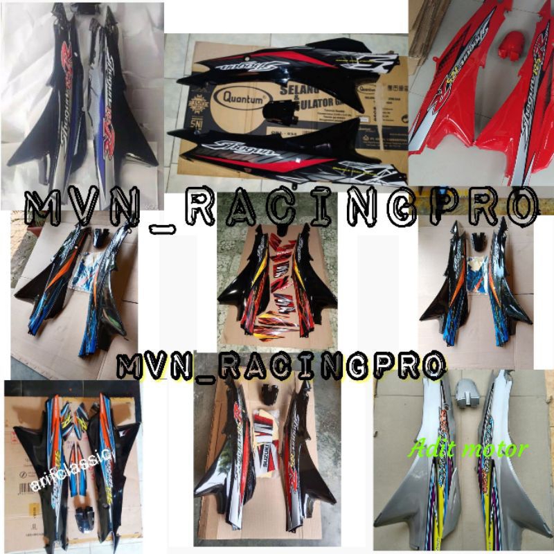 Jual Cover dek bodi body belakang plus striping SUZUKI SHOGUN 125 R SP ...