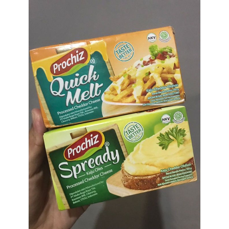 Jual KEJU PROCHIZ BOX QUICKMELT / SPREADY 160GR | Shopee Indonesia