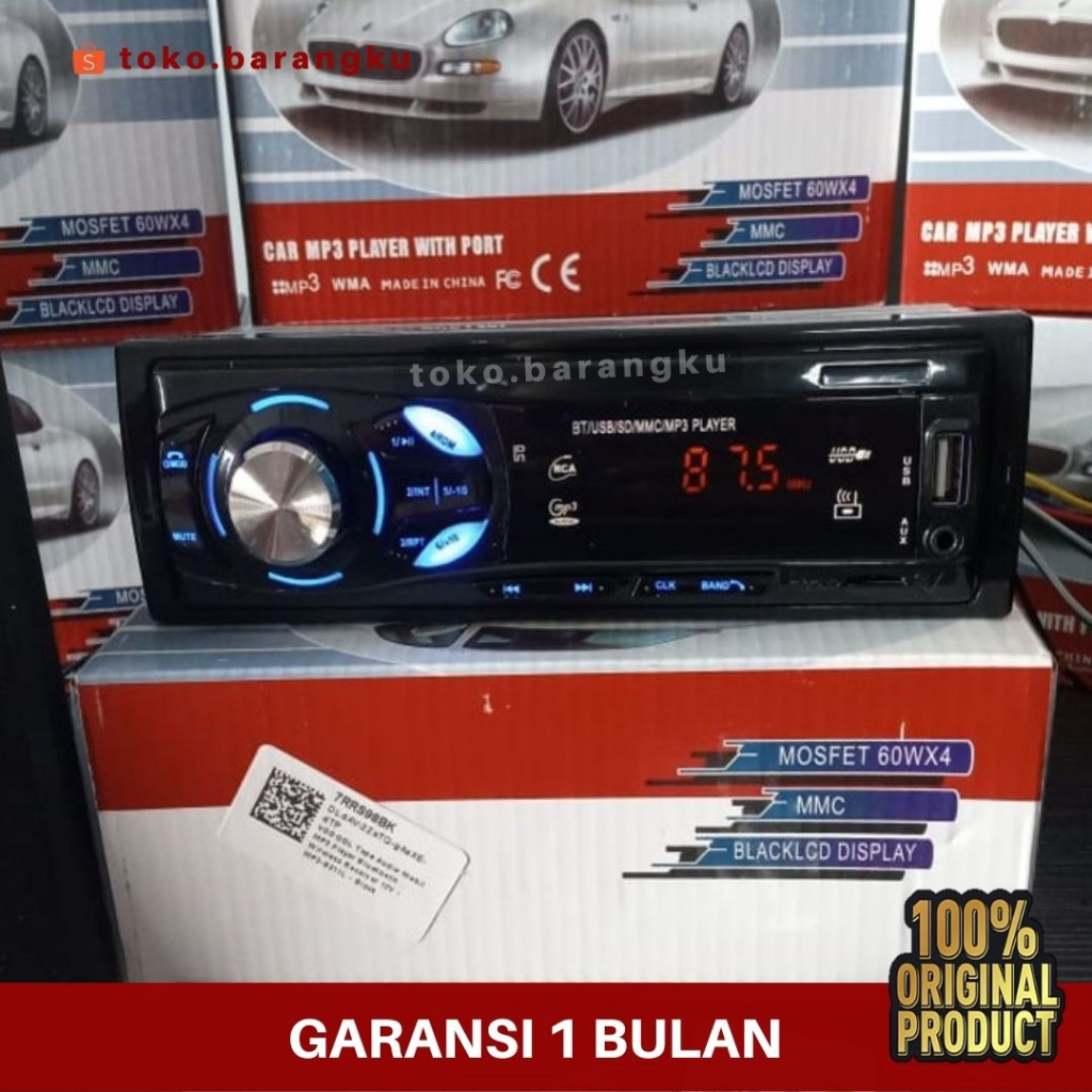 Jual Single Din Head Unit Tape Mobil Multifungsi Bluetooth Usb Mp Fm Radio Shopee Indonesia