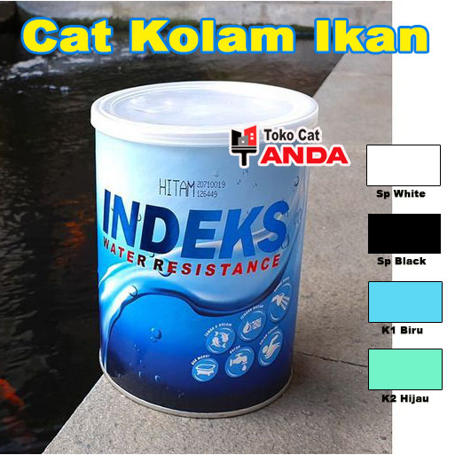 Jual Cat Kolam Ikan - Cat INDEKS - Cat Kolam - Cat kolam renang 0.8L