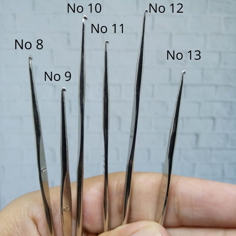 Jual JARUM RAJUT SATU SISI / HAKPEN / CROCHET HOOK / ALAT RAJUT ...