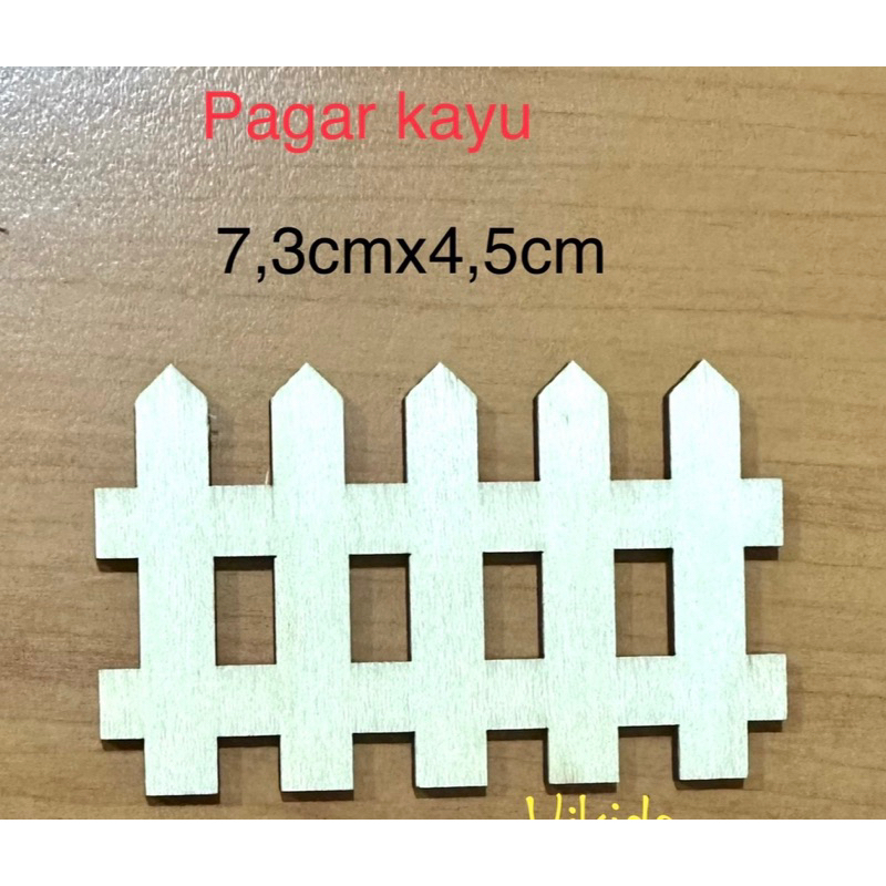 Jual miniatur pagar kayu warna warni utk terrarium, diorama, maket, art