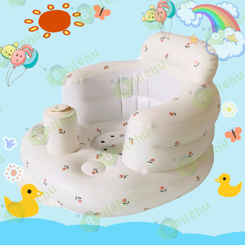 Jual tulip Sofa Bayi Belajar Duduk Tiup Portabel PVC Kursi Multifungsi