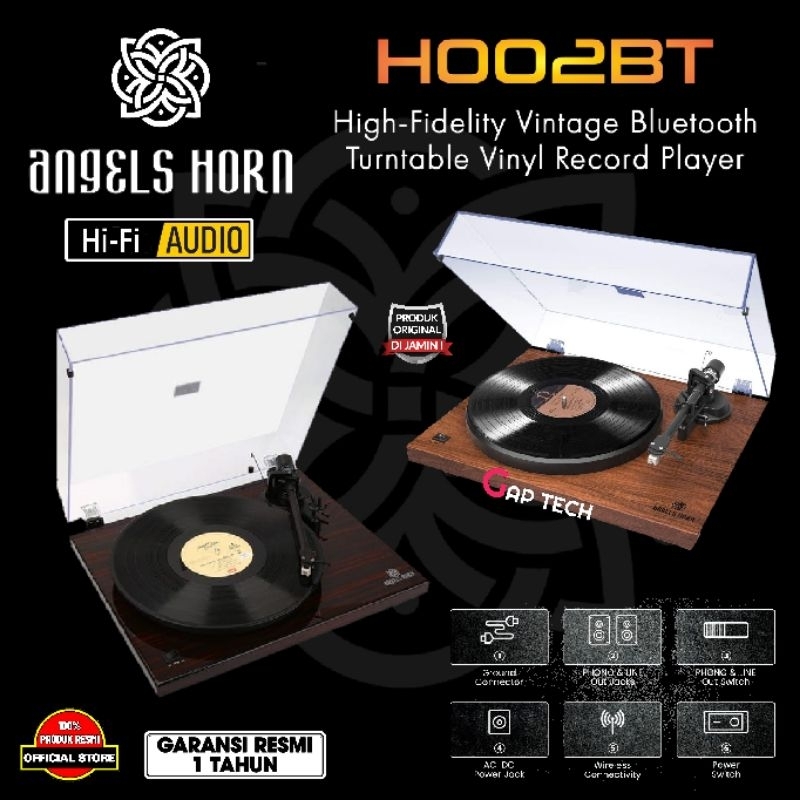 Jual ANGELS HORN H002BT / H002 BT HighFidelity Vintage Bluetooth