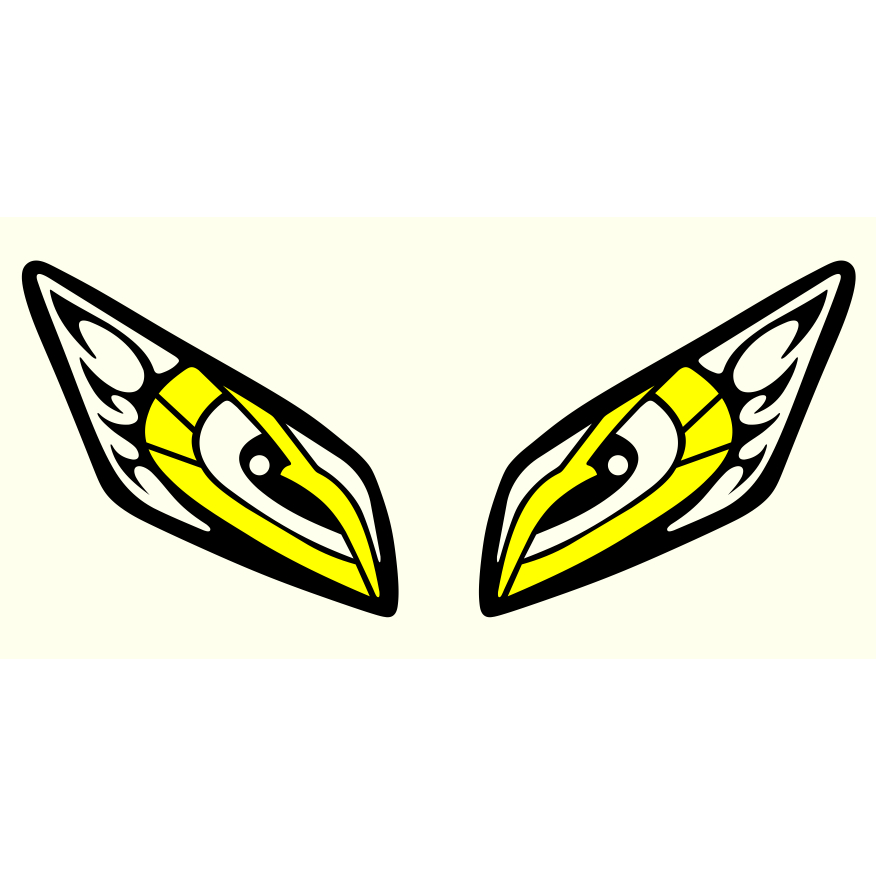 Jual Sticker Stiker Lampu Mata Elang Yamaha R15 V2 | Shopee Indonesia