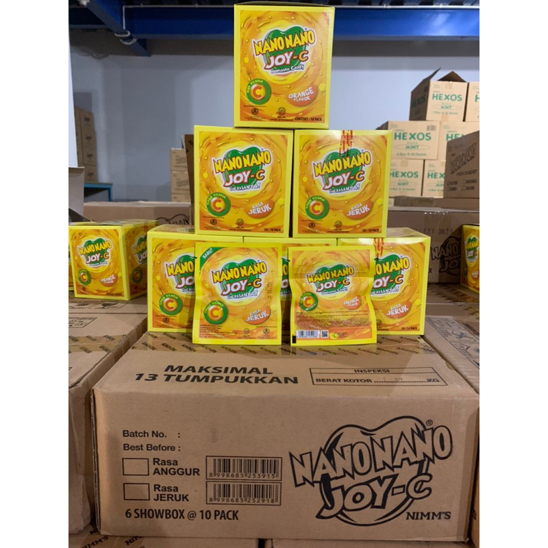 Jual Permen Nano Nano Joy C Rasa Jeruk Kemasan Pouch isi 15 Butir ...