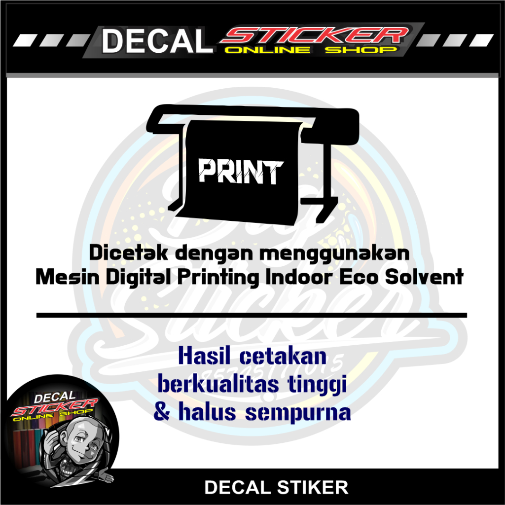 Jual STIKER OMBENG L300 KEBAL GOSIP DECAL PRINT VARIASI STICKER PICKUP ...