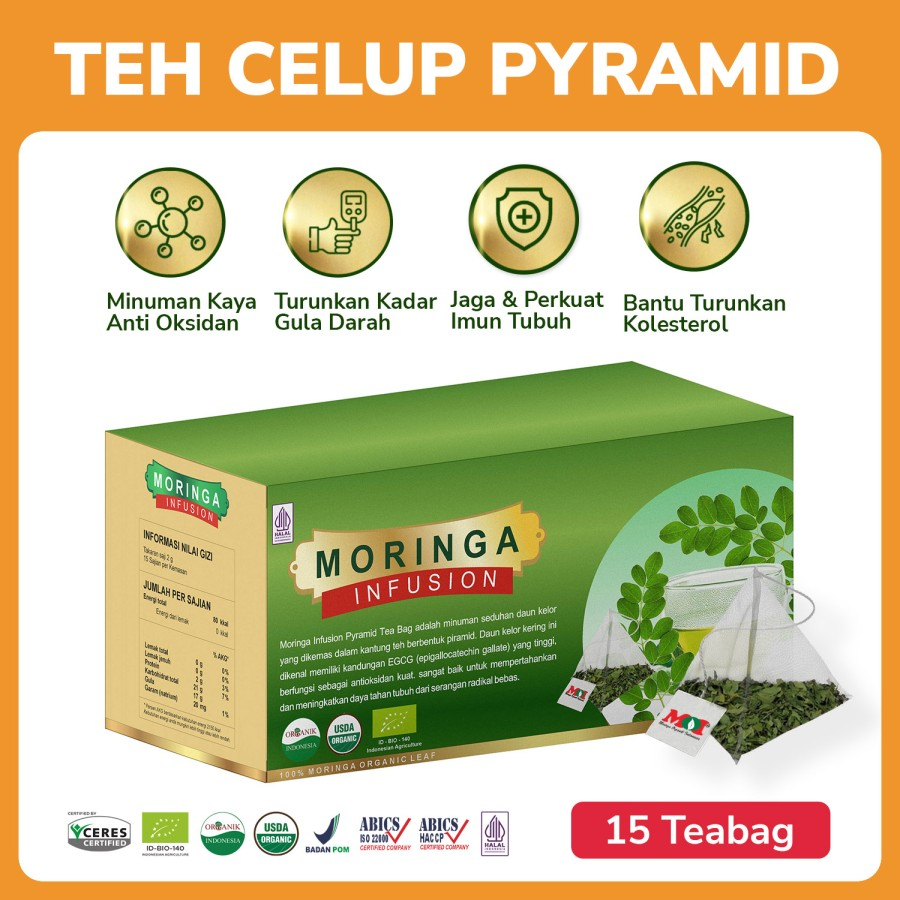 Jual Kelorina Moringa Pyramid Teabag Teh Celup Kelor Premium Pyramid Shopee Indonesia 4230