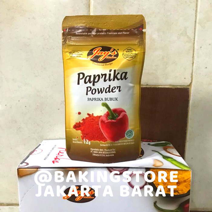 Jual Jay's Kitchen Paprika Powder Zipper 12 GR Jays Paprika Bubuk