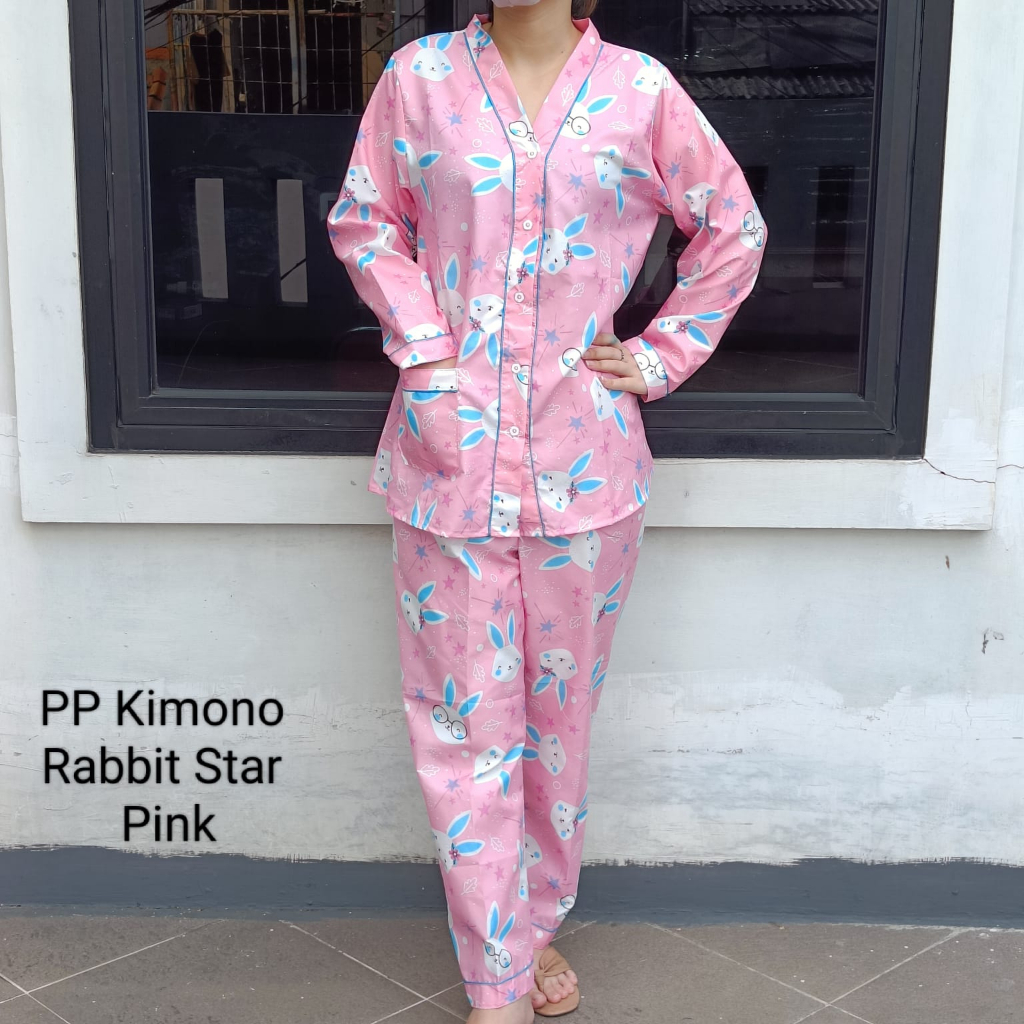 Jual BJ-Piyama Kimono PP - Lengan Panjang Celana Panjang - Model ...