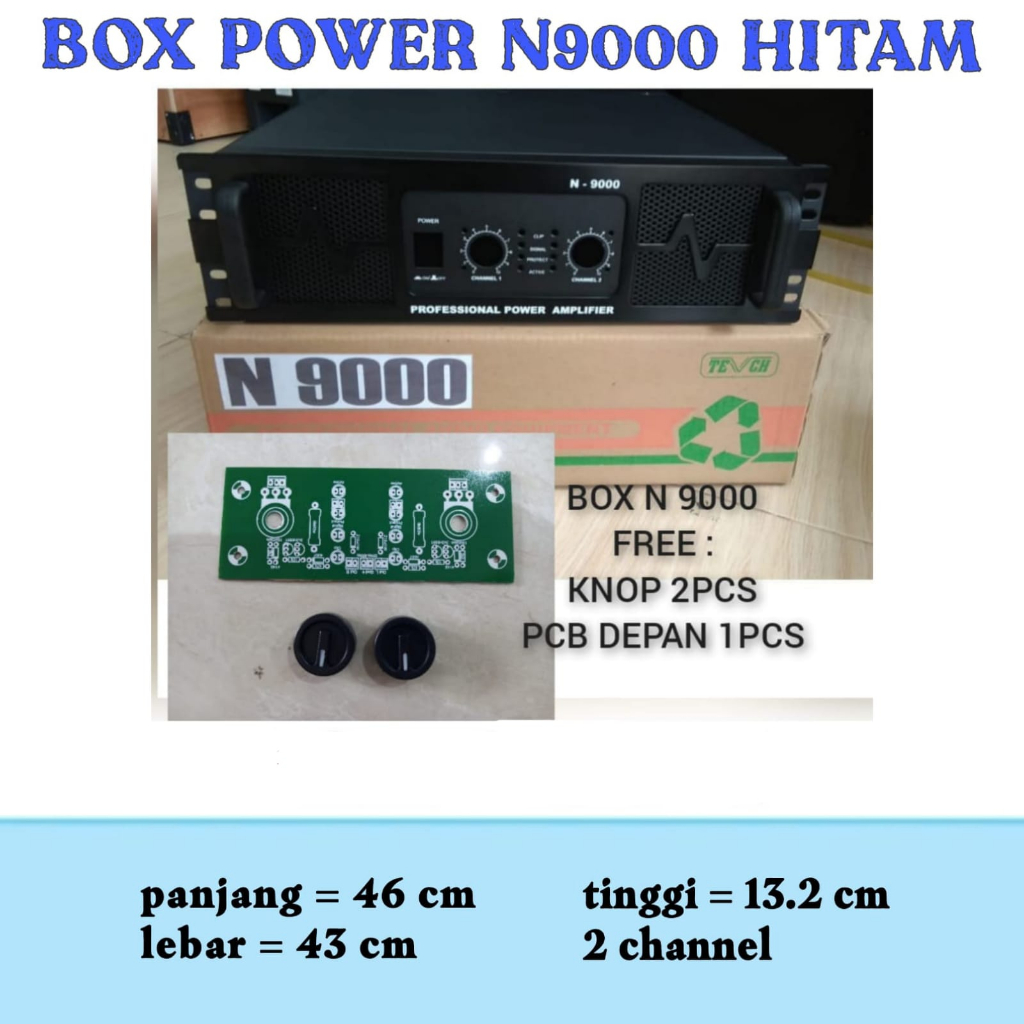 Jual BOS POWER AMPLIFIER N9000 3u Box Power 3 U N 9000 N9000 | Shopee ...