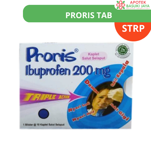 Jual PRORIS KAPLET | IBUPROFEN SAKIT KEPALA | NYERI GIGI DEMAM | Shopee ...