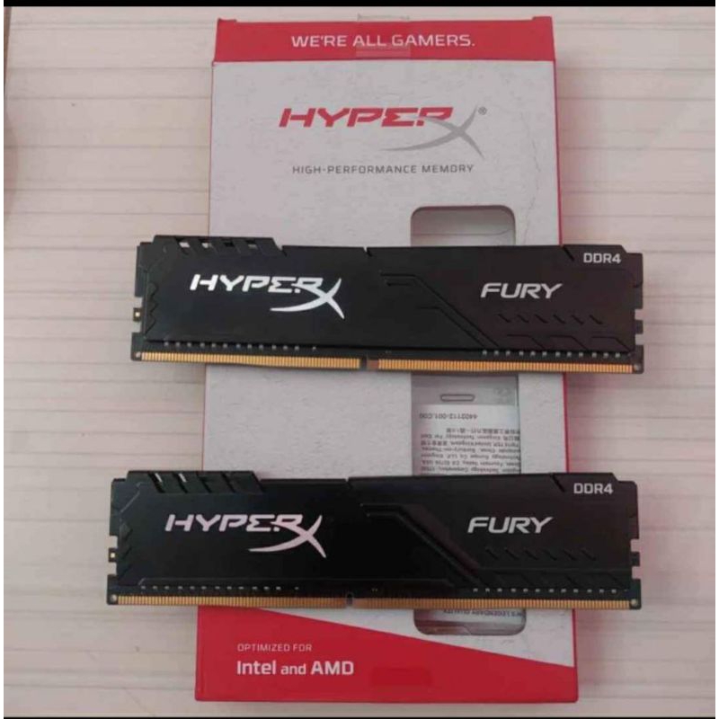Jual RAM Kingston Fury DDR4 8GB Dual Channel 2666mhz (XMP) Shopee