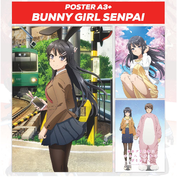 10/30/50 Buah/Pak Anime Seishun Buta Yarou Wa Kelinci Perempuan Senpai No Yume  Wo Minai Stiker untuk Kulkas Mobil Sepeda Notebook - AliExpress