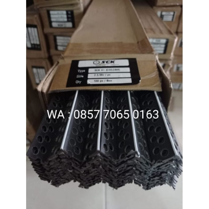 Jual Corner Bead sudutan luar tembok UPVC PVC SCK A1 CW 2.5m Shopee