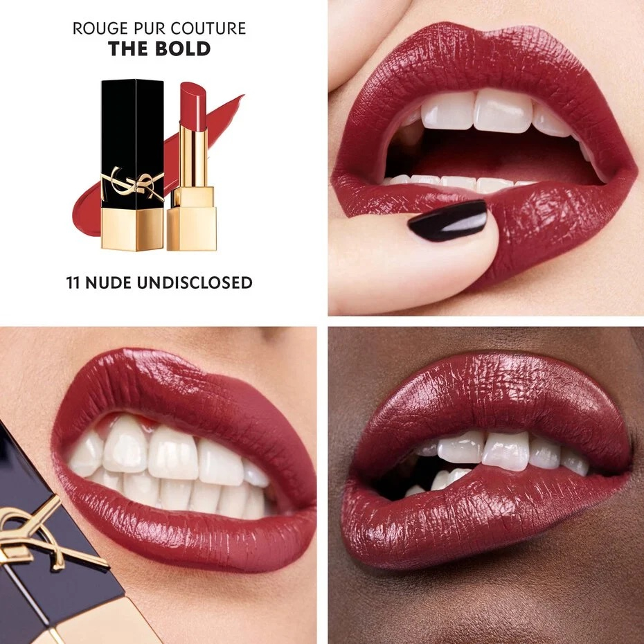 Lipstick Collection Ysl Rouge Pur Couture 11 Rose Carnation Bold