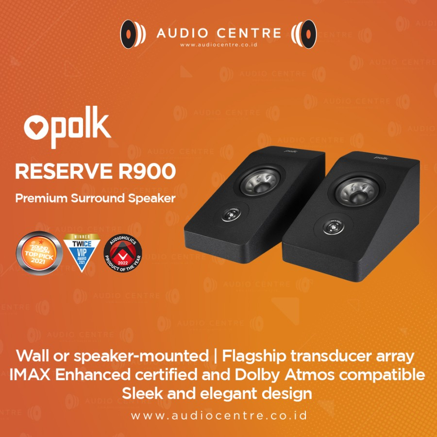 Jual Polk Audio Reserve R900 / R 900 Surround Speaker Dolby Atmos ...