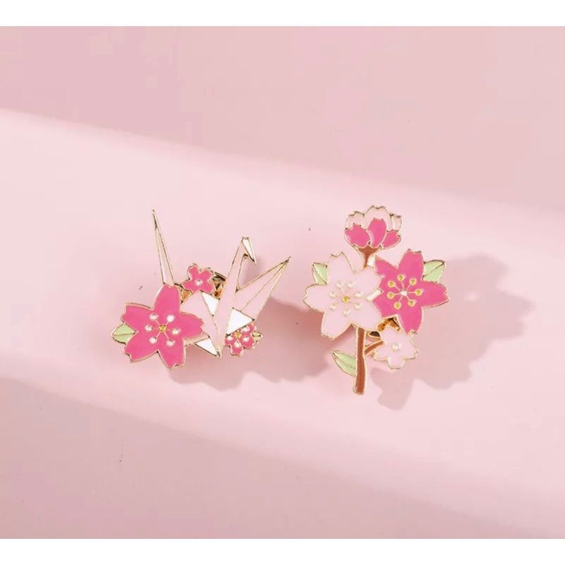 Jual Cherry Blossom/Sakura Pin Bros Unik | Shopee Indonesia
