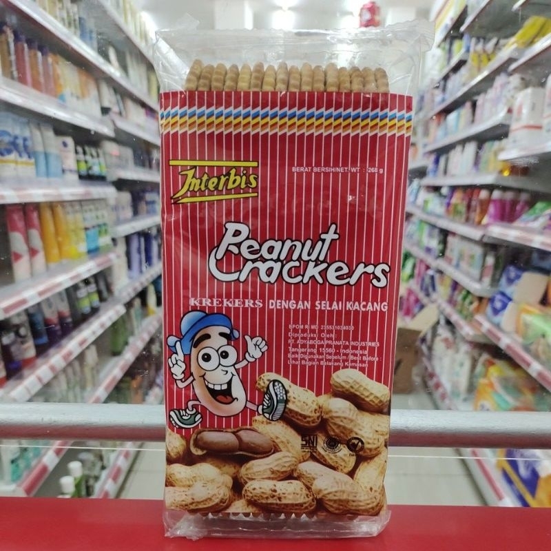Jual Interbis peanut cracker 268 gr | Shopee Indonesia