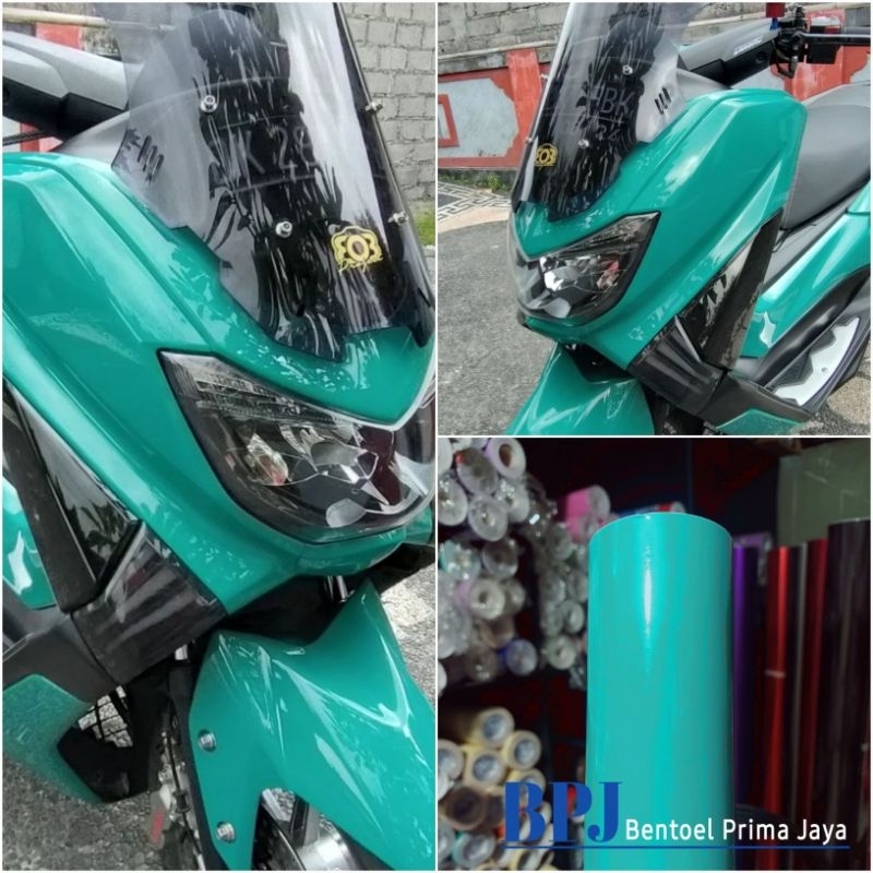 Jual Stiker Skotlet Motor Warna Hijau Tosca Glossy Shopee Indonesia