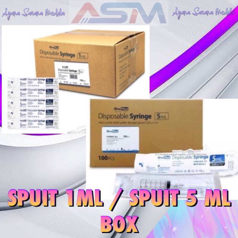 Jual PER BOX SPUIT 5 ML / SUNTIKAN BOX 5ML* | Shopee Indonesia