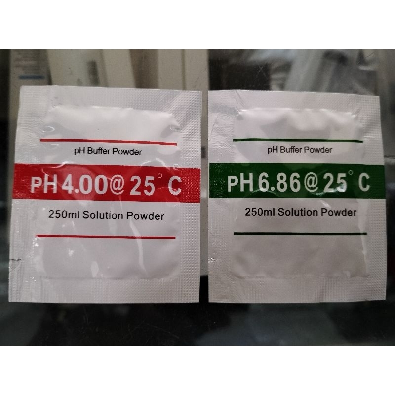 Jual 1 Set Bubuk Kalibrasi PH Meter Serbuk Asam Basa Buffer Powder ...