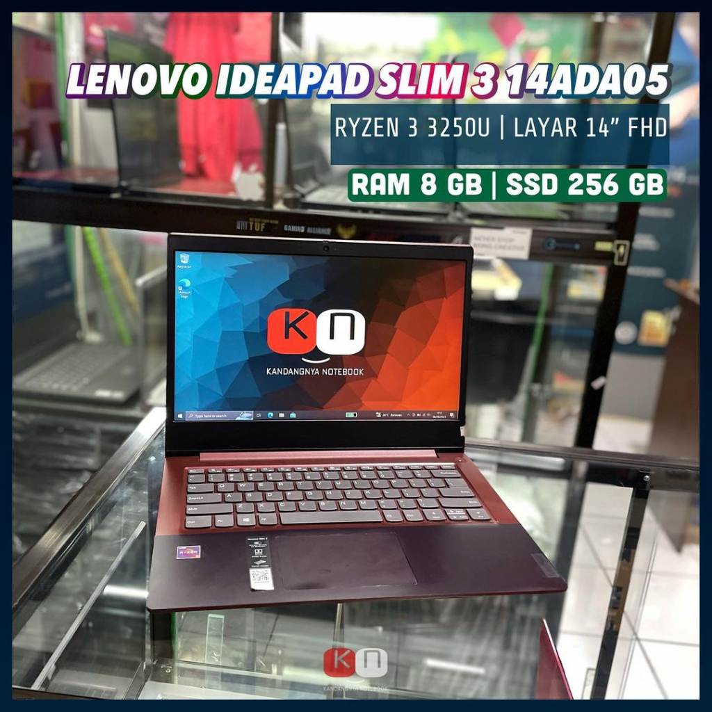 Jual Lenovo Ideapad Slim 3 14ada05 R3 3250u Ram 8gb Ssd 256gb 14 Fhd Shopee Indonesia