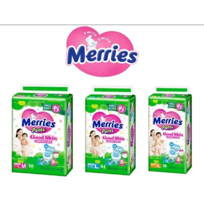 Jual POPOK MERRIES JUMBO MURAH UKURAN M 50 , L44, XL 38, XXL 28 ...