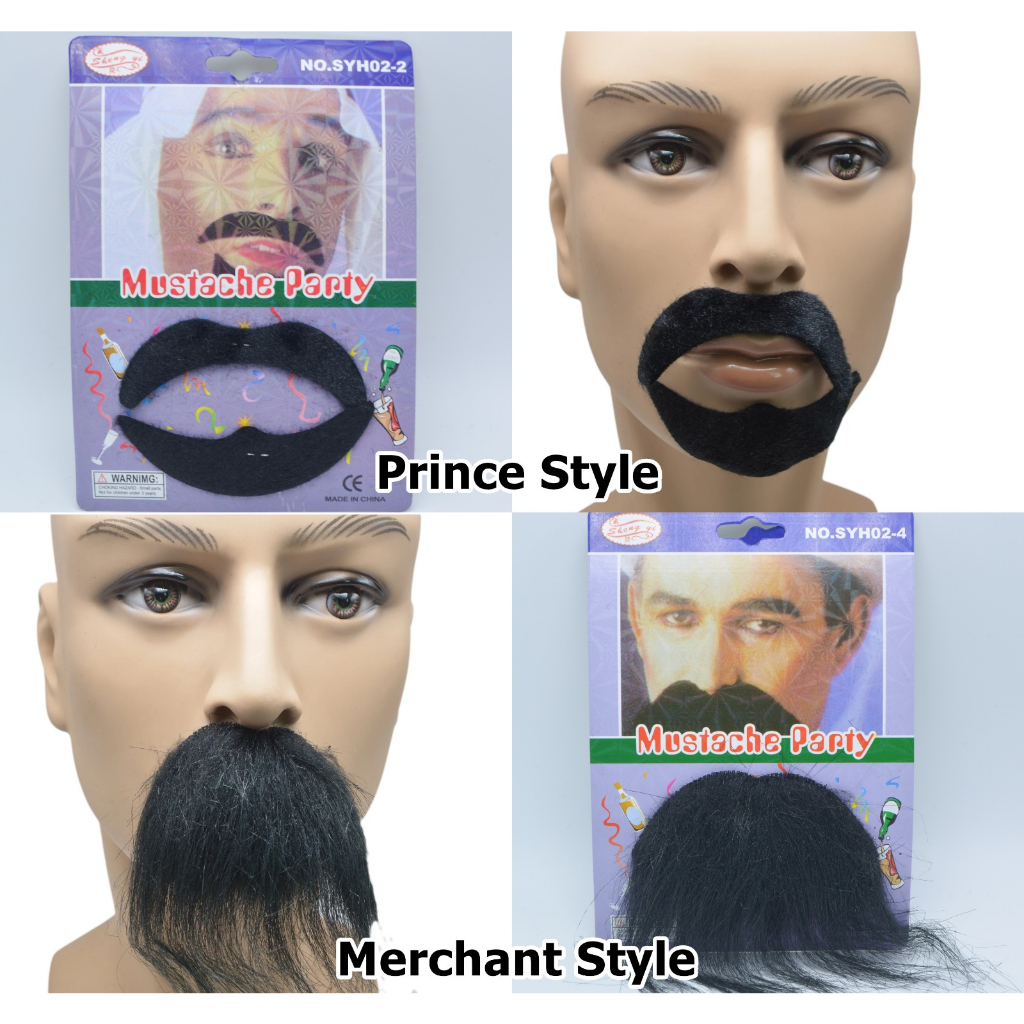 Jual Kumis Palsu Gaya Arab / Arabian Style Fake Mustache | Shopee Indonesia