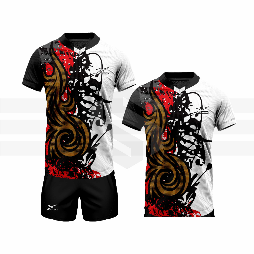 Desain kaos volley mizuno hotsell